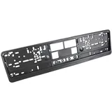 LAS EUFAB 17026 Kennzeichenhalter, universal, schwarz