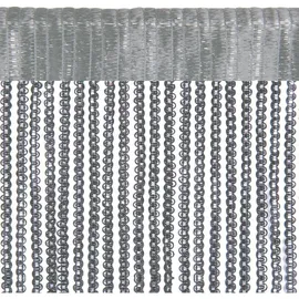 BestLivings Fadenvorhang 90 x 250 cm grau