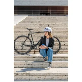 ABUS Fahrradhelm PURL-Y – geeignet für E-Bike und S-Pedelec – stylisher NTA-Schutzhelm für Erwachsene und Jugendliche – Hellblau, Größe M