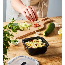 Luminarc Aufbewahrungsbox Black Box 2-tlg. schwarz