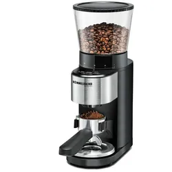 ROMMELSBACHER Kaffeemühle EKM 500, Kegelmahlwerk, Präzisions-Waage, Mahlgrad in 39 Stufen, 5 Funktionstasten für individuelle und flexible Nutzung