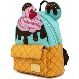 Loungefly Disney Mickey Minnie Eiscreme Rucksack - Blau