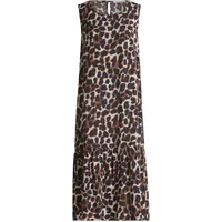 Betty & Co Sommerkleid Leo-Look Braun 36