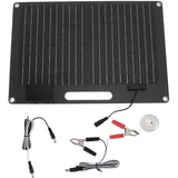 Solarpanel-Ladegerät, 100 W Tragbares Monokristallines Solarpanel mit Zwei 12 V 24 V-Ausgängen, USB-Schnittstellen für Handy, Laptop, Wohnmobil, Bootsfahrt