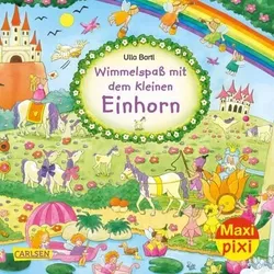 CARLSEN 105432 Maxi Pixi 318: Wimmelspaß mit dem kleinen Einhorn