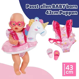 BABY BORN Puppenzubehör Schwimm-Set Einhorn rosa 839447