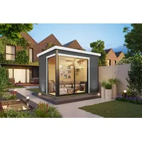 Nordic Holz Gartenhaus Austin 2,40 x 3,00 m Grau