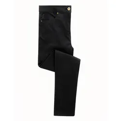 Premier Workwear  Damen Performance Chino Jeans in Schwarz, Gr. 36