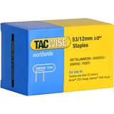 Tacwise Heftklammern 53/12mm verzinkt VE=5000 Stück
