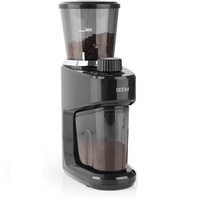 BEEM 3980 GRIND-INTENSE Elektrische Kaffeemühle - 160 g | Edelstahl-Kegelmahlwerk | 15-stufige Mahlgradeinstellung | Abnehmbarer Bohnenbehälter | 150 Watt, Schwaz