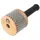 Gewa Cabasa 18 x 11 cm – Percussion Instrument mit Holzkorpus, Metallfläche & Metallkugelketten – Natur – Gummigriff