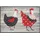 Wash+Dry Chicken Farm 50 x 75 cm Bunt