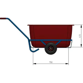 Fetra Fechtel Transportgeräte GmbH Bollerwagen blau