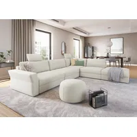 sit&more Ecksofa »Cadabra L-Form«, Breite 356 cm, mit Sitztiefenverstellung beige