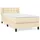 vidaXL Boxspringbett 90 x 200 cm Creme