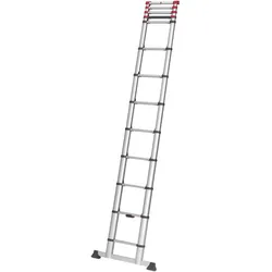 HAILO Teleskopleiter »T80 FlexLine«, 13 Sprossen, Aluminium - silberfarben