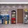 Relaxdays Schwerlastregal, HBT 180x60x45 cm, 500 kg, 5 Ebenen, Keller, Garage, Lagerregal zum Stecken, Stahl, Schwarz
