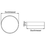Brumberg LED-Anbau-Flächenleuchte 13695173