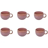Villeroy & Boch Perlemor Coral Espressotasse - 6 Stück 60 ml 6er Set