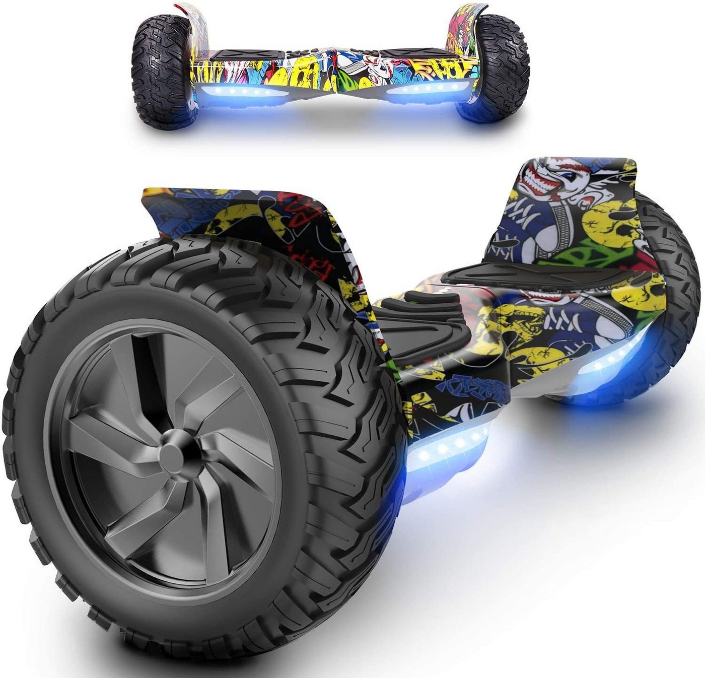 RCB Balance Scooter, Hoverboard offroad mit LED bluetooth Geschenk bunt