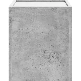 vidaXL Wand-Nachttisch Betongrau 45x30x35 cm