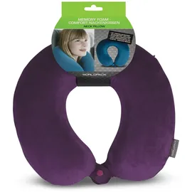 Worldpack Nackenkissen Memory Foam 40 x 80 cm Violett