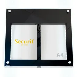 Securit® LED-Acrylanzeige für gehobene Restaurants