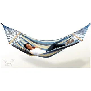 Bahia Stabhängematte Marina blau Bahia Fair Trade Baumwolle