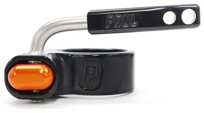 Paul Component Schnellspann-Sattelklemme, 35.0mm, black/orange