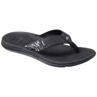 Reef Damen Santa Ana Flipflop, schwarz/weiß, 39 EU