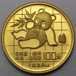 Goldmünze 1oz Panda 1989 (China)