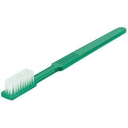 Unigloves 100 Einmalzahnbürsten - mit Zahnpasta - Kunststoff - grün - Zahnbürsten