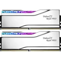 G.SKILL Trident Z5 Royal Neo RGB DDR5-6000 - 32GB - CL28 - Dual Channel (2 pcs) - AMD EXPO - Silber mit RGB