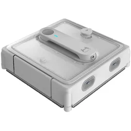 Hutt W9 Fensterputzroboter & Wischroboter für Flächen wie Fliesen, Spiegel etc (max 3800Pa Saugleistung, 4 Sprühdrüsen, 150ml Panorama-Tank, Auto Wegplanung, 13 intelligente Sensoren, Fernbedienung)