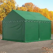 TOOLPORT Lagerzelt 3x4 m Dunkelgrün
