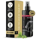 Peticare Anti-Insekten Spray für Pferde | gegen Stechmücken Bremsen Mücken Moskitos und weitere Zweiflügler | sofortige Wirkung | einzigartiges PRS® System für Lange Wirkung – petHorse Protect 2009