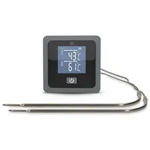 Nedis Grillthermometer 1-tlg. ABS grau