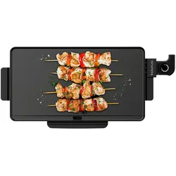 Taurus Steakmax 2200 Griddle Grillplatte mit 2200W, Plattenfläche 49x27cm, Antihaftbeschichtung, Temperaturregelung, Fettauffangschale