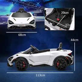 aiyaplay McLaren 765LT Kinder Elektroauto 12 V weiß (1-tlg)