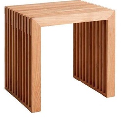 Hocker 'Rib', Teak Innenhöhe ca. 39 cm