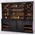 Casa Padrino Barschrank 240 x 50 x 210 cm schwarz