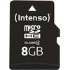 microSD Class 4 + SD-Adapter 8 GB
