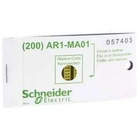 Schneider AR1MB01B Kennzeichnungshülse, gelb, Verpackungeinheit: 200 Stck., Zeichen B