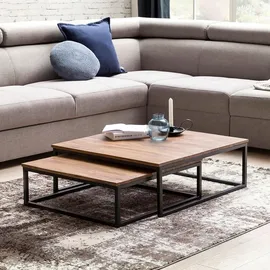 'massivart' Couchtisch 2er-Set Sheesham massiv