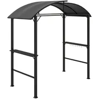 Outsunny Grillpavillon 233 x 110 x 235 cm winddicht