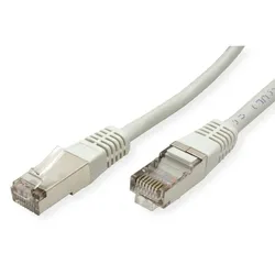 ROLINE Patchkabel Kat.5e (Class D) S/FTP, grau, 1 m