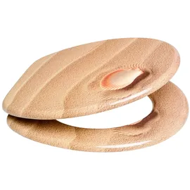 Sanilo WC-Sitz Clam braun