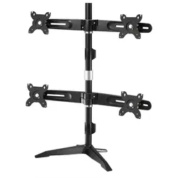 Aavara DS400 - Aufstellung - für 4 LCD-Anzeigen - Aluminium, Stahl - Bildschirmg