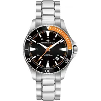 Hamilton Herren Analog Automatik Uhr mit Edelstahl Armband H82305131