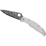 Spyderco Spyderco, Taschenmesser, Endura 4 Titanium Damascus, Klinge: 9.5 cm, Rot, Klappmesser, Taschenclip